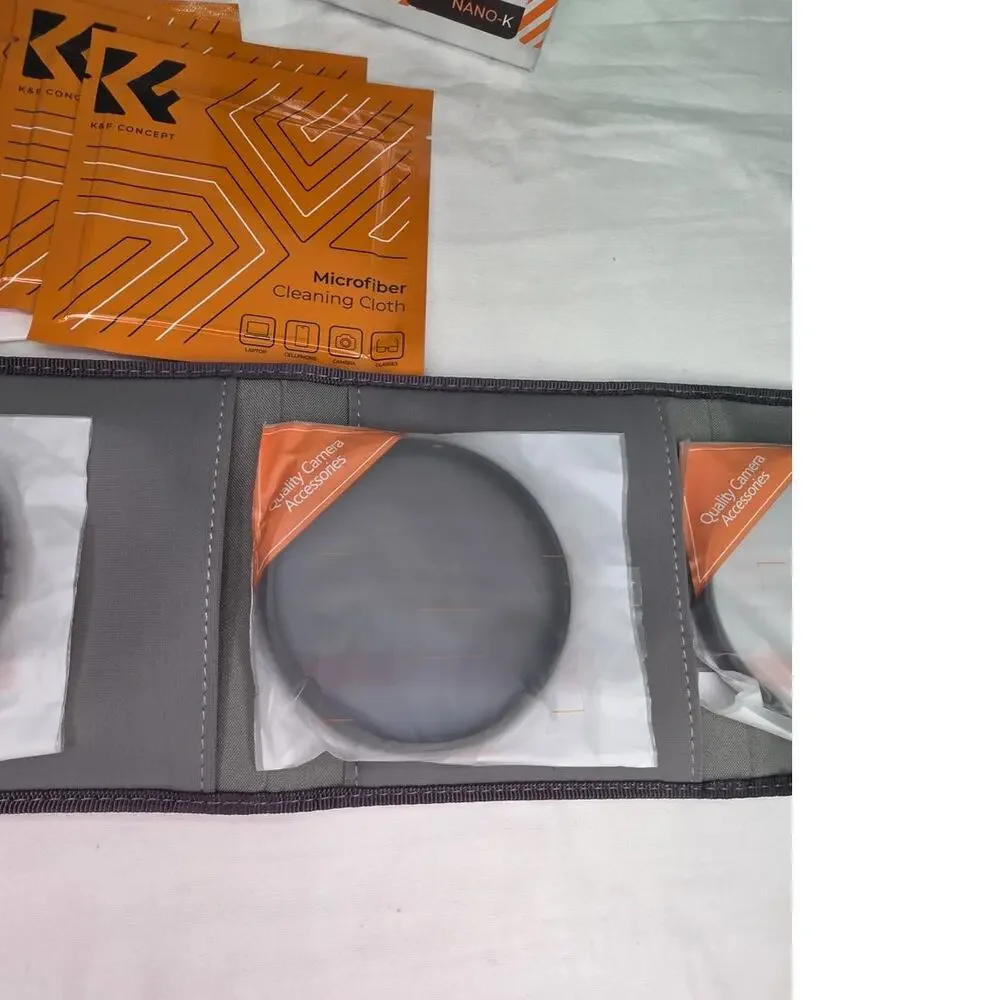 K&F Concept 72mm UV CPL ND4 Lens Filter Kit 3Pc K-Series